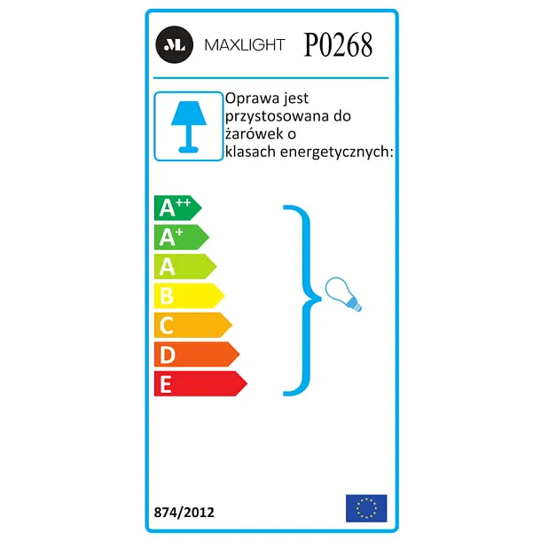 Lampa Wisząca Puccini 80 cm od Maxlight