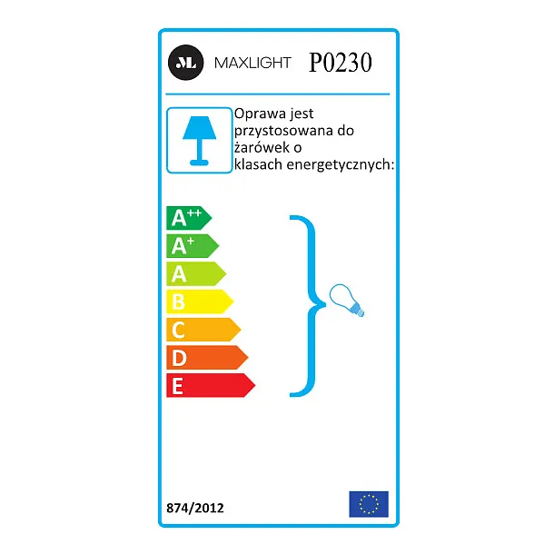 Lampa Wisząca Drop Chrom od Maxlight