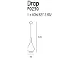 Lampa Wisząca Drop Chrom od Maxlight