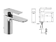 Steinberg 205 bateria umywalkowa z korkiem chrom 2051000