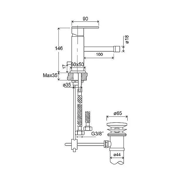 Steinberg 162 bateria bidetowa 1621300
