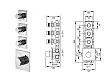 Steinberg 120 bateria prysznicowa termostatyczna podtynkowa chrom 1204330