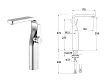 Steinberg 230 bateria umywalkowa wysoka chrom 2301700