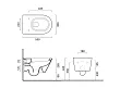 Catalano Zero miska wc podwieszana 55x35cm 1VS55N00