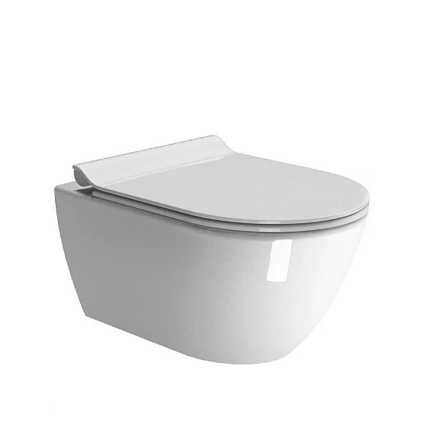 GSI Pura miska wc podwieszana 50x36cm Swirlflush Ex­traglaze 881611