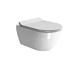 GSI Pura miska wc podwieszana 50x36cm Swirlflush Ex­traglaze 881611