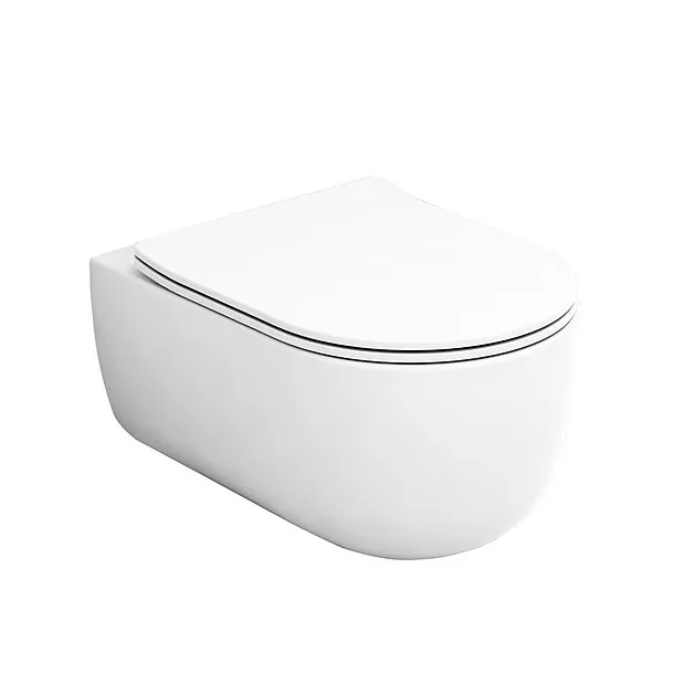 Olympia Ceramica Milady miska wc podwieszana 52x36cm biała RIMLESS MIL120201