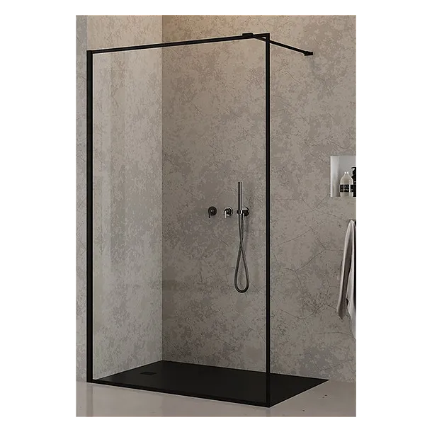 New Trendy New Modus Black Walk-In 120x200cm WALK-IN EXK-0108