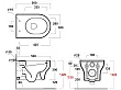 Olympia Clear miska wc podwieszana Rimles 50X36cm CLE1202R01