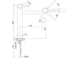 Steinberg 100 bateria umywalkowa wysoka chrom 1001720