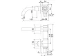 Steinberg 100 bateria umywalkowa podtynkowa czarna 1001804S