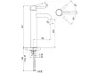 Steinberg 100 bateria umywalkowa wysoka chrom 1001700