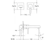 Steinberg 120 bateria umywalkowa podtynkowa chrom 1201801