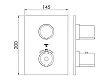 Steinberg 120 bateria prysznicowa termostatyczna podtynkowa chrom 12041021