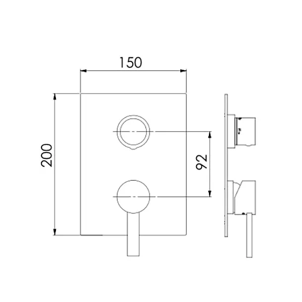 Steinberg 120 bateria prysznicowa podtynkowa chrom 12022021