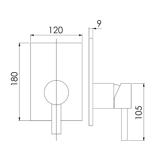 Steinberg 120 bateria wannowo-prysznicowa podtynkowa chrom 1202243