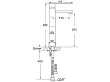 Steinberg 160 bateria umywalkowa wysoka chrom 1601710