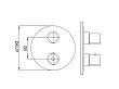 Steinberg 100 bateria prysznicowa termostatyczna podtynkowa chrom 10041231