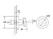 Steinberg 100 dysza natryskowa regulowana chrom 1004400