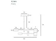 MAXLIGHT PUMA P0404 LAMPA WISZĄCA