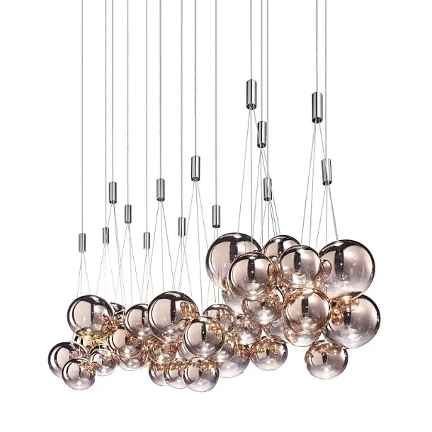 LODES  LAMPA WISZĄCA 16420 5527 RANDOM ROSE GOLD