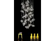 LODES  16420 0027 LAMPA WISZĄCA RANDOM CRYSTAL