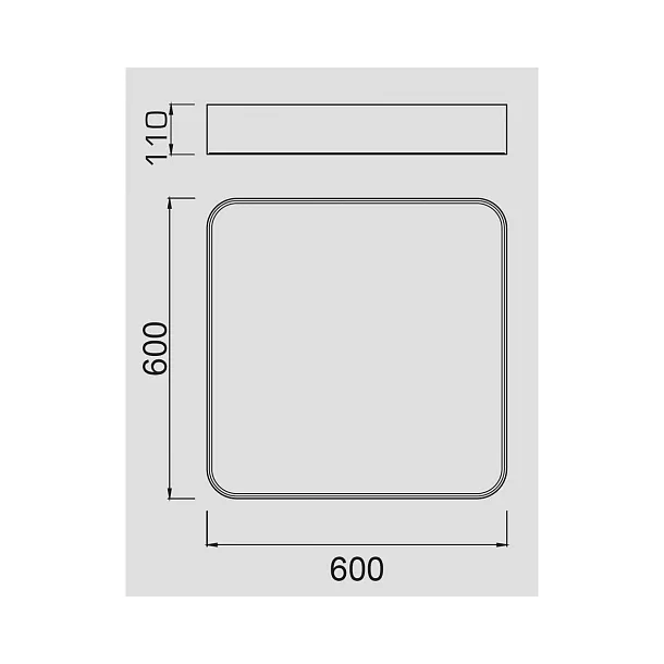 MANTRA 6153 CUMBUCO 80W 3000K 60/60