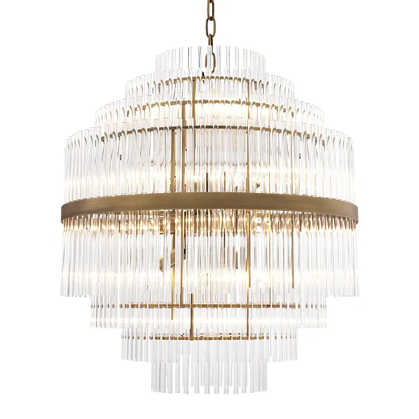 EICHHOLTZ 112172 Chandelier East antique brass finish