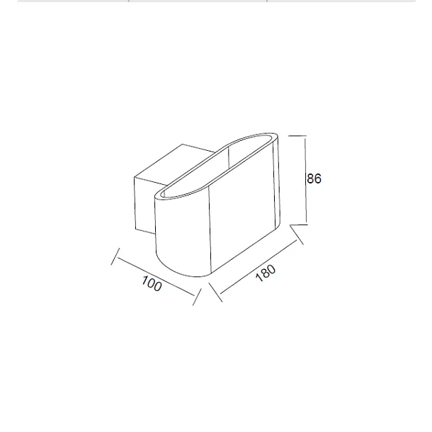 Kinkiet DOBBAC WL393A-WH NITEO