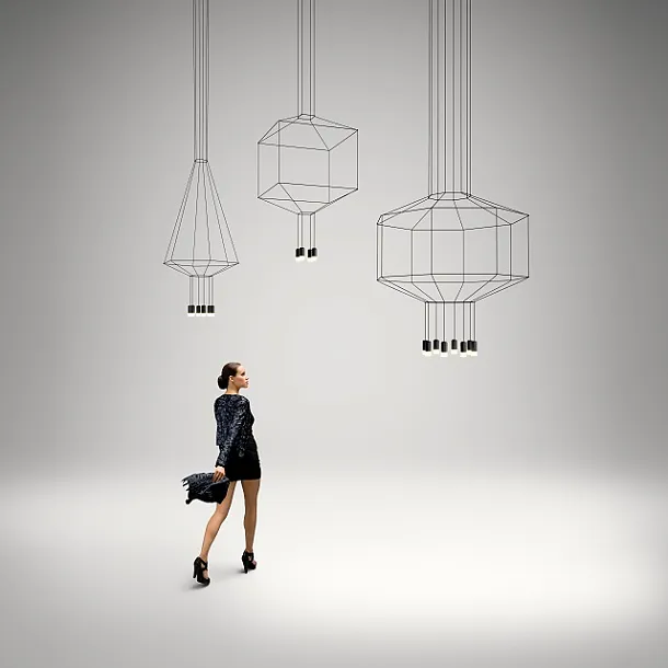 VIBIA WIREFLOW LAMPA WISZĄCA 030504