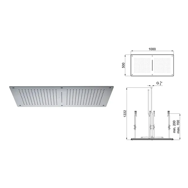 Noken NK Logic deszczownica 100x50cm 100121026-N186490008