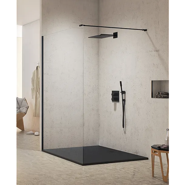 New Trendy New Modus Black Walk-In 120x200cm EXK-0061