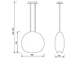 MANTRA 6185 LAMPA WISZĄCA LENS 1L BIG