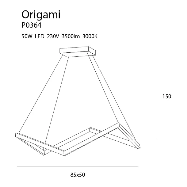 MAXLIGHT P0364 LAMPA WISZĄCA