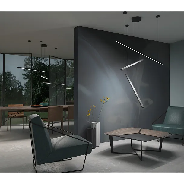 Lampa Wisząca Trio 1 Czarna od Maxlight