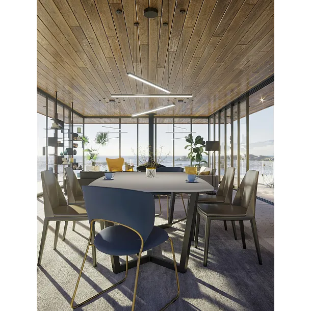 Lampa Wisząca Trio 1 Czarna od Maxlight