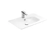 Umywalka ceramiczna nablatowa LINEA 70 biała od Mobi