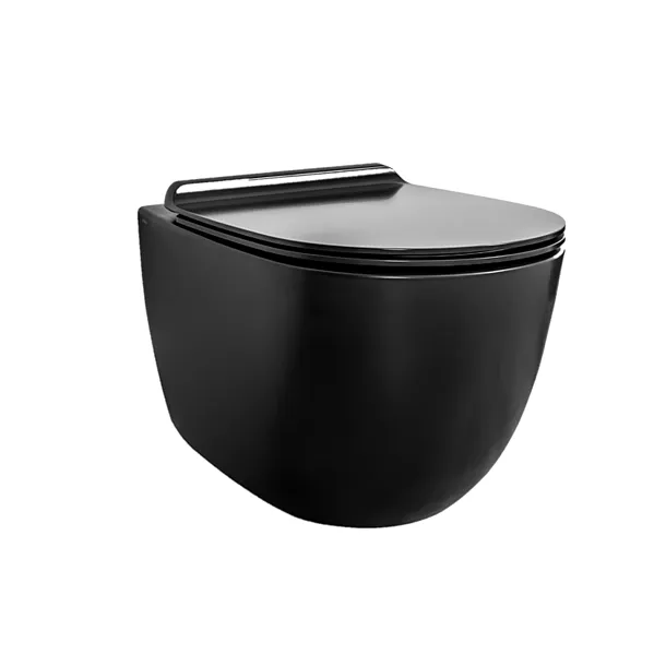 Simas Vignoni Rimless miska wc podwieszana 56x36,5cm VI18NERO MAT