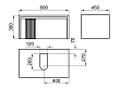 Noken Arquitect szafka pod umywalkę 80cm czarna 100207964