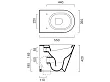 Catalano New Zero 55 miska wc stojąca 55x35cm 1VP5500 z zestawem mocującym Z3440