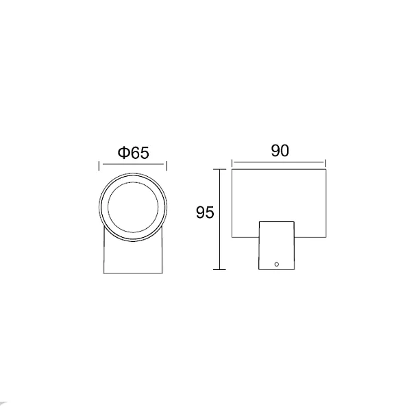 DOBAC LIBERO SUD GREY 12W (2x6W)