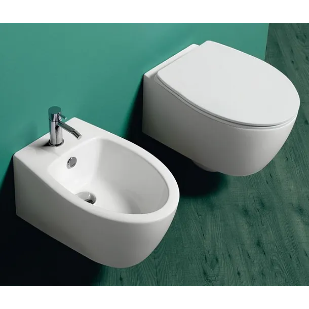 Simas LFT Spazio bidet podwieszany 52x35cm Biały LFT19+F85