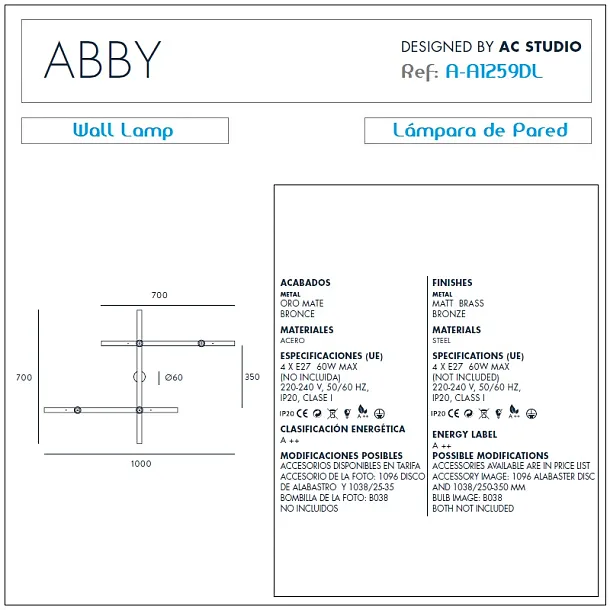 AROMAS A1259/ORO ABBY WALL