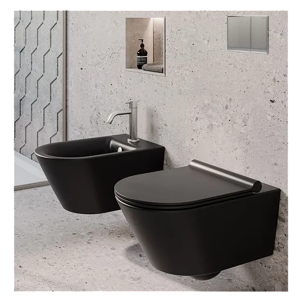 Catalano Colori miska wc podwieszana 55x35cm Newflush 1VS55NRNS