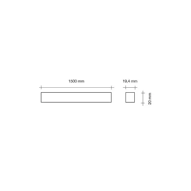 TECNICO T309 METHONI ALUMINIUM 150 CM 4000K