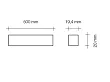 TECNICO T309 METHONI ALUMINIUM 50 CM 3000K