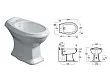 Simas Arcade bidet stojący 57x36cm AR823