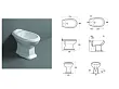 Simas Arcade bidet stojący 57x36cm AR833