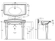 Simas Arcade umywalka podwieszana 105x56cm AR874