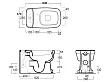 Simas Evolution miska wc stojąca 64x37cm EVO07